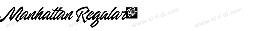 Manhattan Regular字体转换